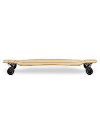 Two Bare Feet "The Larry" 39in Bamboo Series Longboard Skateboard Complete (Black Wheels)