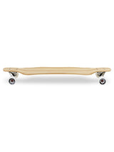 Two Bare Feet "The Larry" 39in Bamboo Series Longboard Skateboard Complete (White Wheels)