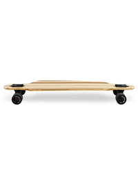 Two Bare Feet "The Austin" 36in Bamboo Series Longboard Skateboard Complete (Black Wheels)