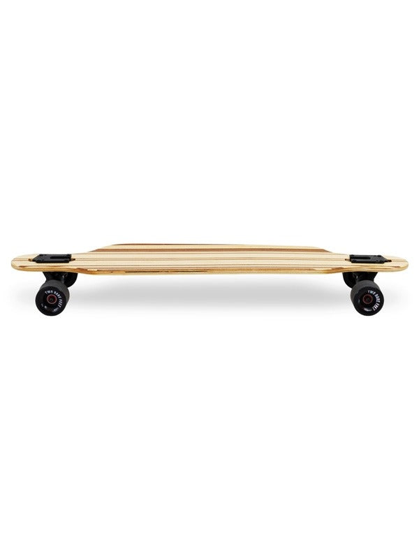 Two Bare Feet "The Austin" 36in Bamboo Series Longboard Skateboard Complete (Black Wheels)