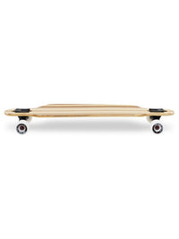 Two Bare Feet "The Austin" 36in Bamboo Series Longboard Skateboard Complete (White Wheels)