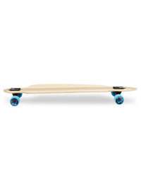 Two Bare Feet "The Duke" 41in Bamboo Series Longboard Skateboard Complete (Blue Wheels)