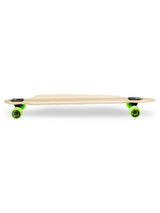 Two Bare Feet "The Duke" 41in Bamboo Series Longboard Skateboard Complete (Green Wheels)