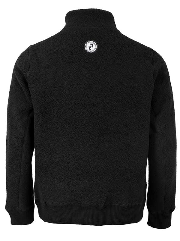 Unisex Sweater Fleece Jacket (Black)