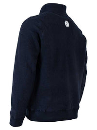 Unisex Sweater Fleece Jacket (Navy)