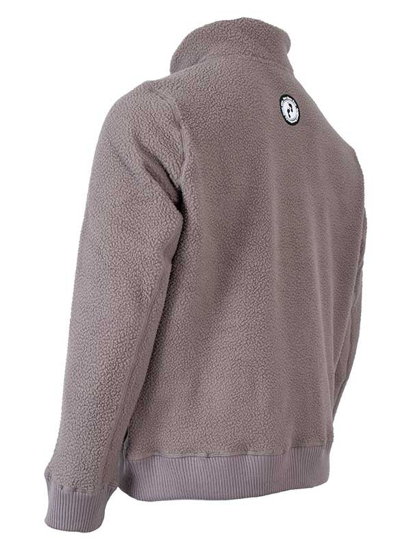 Unisex Sweater Fleece Jacket (Stone)
