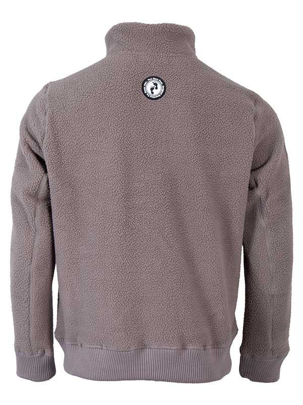 Unisex Sweater Fleece Jacket (Stone)