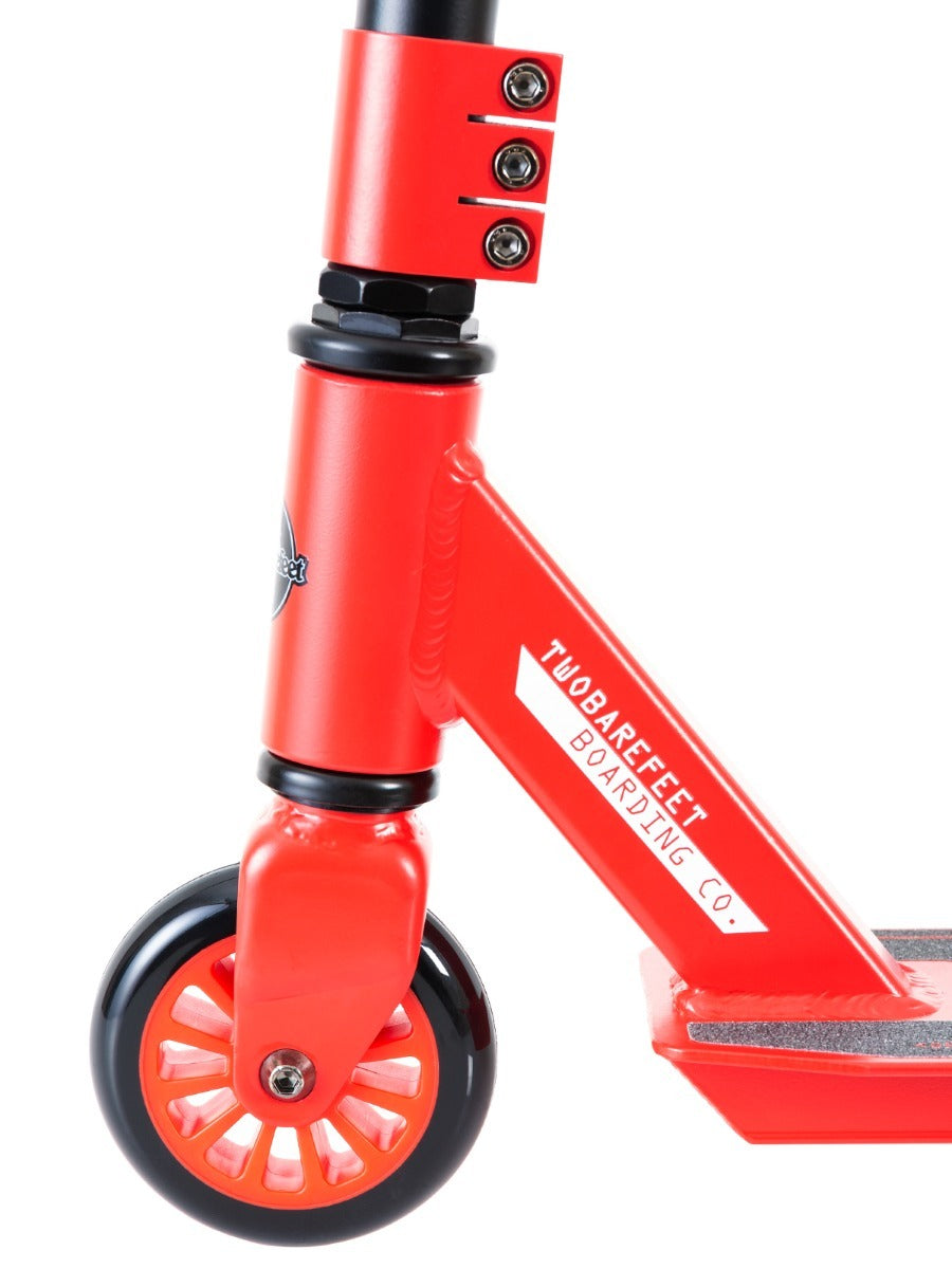 Two Bare Feet Cipher Model Stunt Scooter (Red)