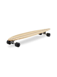 Two Bare Feet "The Chuck" 44in Bamboo Series Longboard Skateboard Complete (Black Wheels)