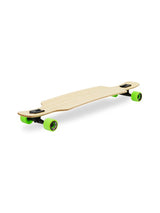 Two Bare Feet "The Parker" 42.5in Bamboo Series Longboard Skateboard Complete (Green Wheels)