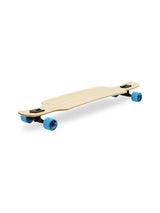 Two Bare Feet "The Parker" 42.5in Bamboo Series Longboard Skateboard Complete (Blue Wheels)