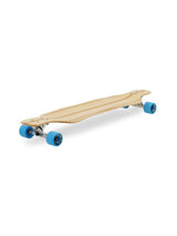 Two Bare Feet "The Larry" 39in Bamboo Series Longboard Skateboard Complete (Blue Wheels)