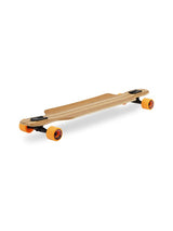 Two Bare Feet "The Hunter" 40in Bamboo Series Longboard Skateboard Complete (Orange Wheels)