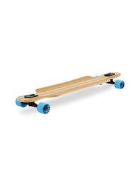 Two Bare Feet "The Hunter" 40in Bamboo Series Longboard Skateboard Complete (Blue Wheels)