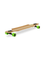 Two Bare Feet "The Hunter" 40in Bamboo Series Longboard Skateboard Complete (Green Wheels)