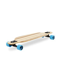 Two Bare Feet "The Austin" 36in Bamboo Series Longboard Skateboard Complete (Blue Wheels)