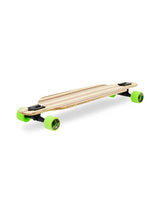 Two Bare Feet "The Austin" 36in Bamboo Series Longboard Skateboard Complete (Green Wheels)