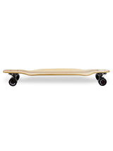 Two Bare Feet "The Berty" 39in Bamboo Series Longboard Skateboard Complete (Black Wheels)