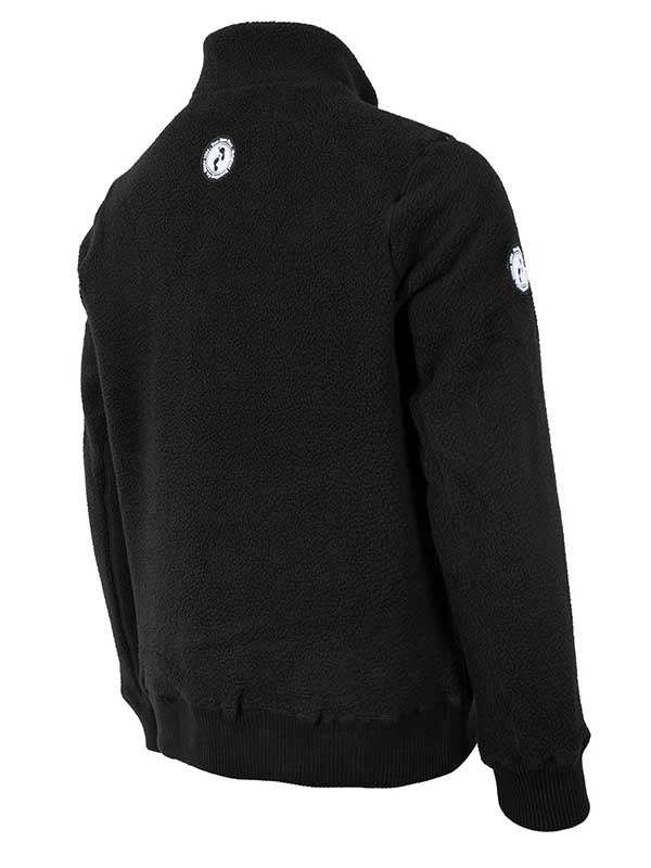 Unisex Sweater Fleece Jacket (Black)