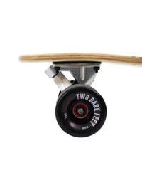 Two Bare Feet "The Larry" 39in Bamboo Series Longboard Skateboard Complete (Black Wheels)