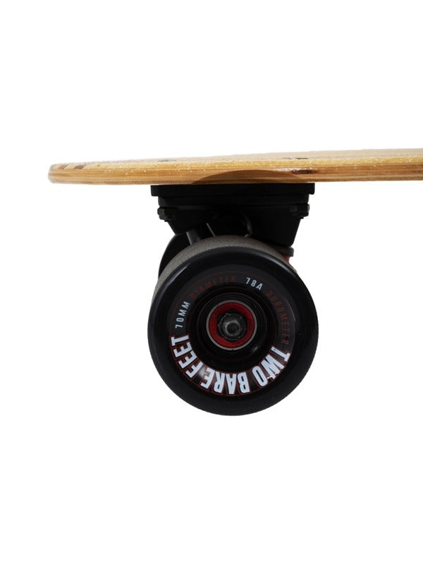 Two Bare Feet "The Buddy" 31in Bamboo Series Longboard Skateboard Complete