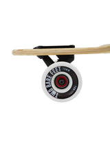 Two Bare Feet "The Duke" 41in Bamboo Series Longboard Skateboard Complete (White Wheels)