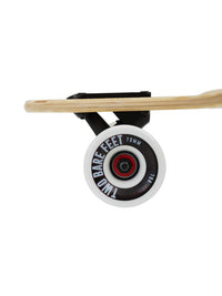 Two Bare Feet "The Duke" 41in Bamboo Series Longboard Skateboard Complete (White Wheels)