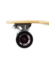 Two Bare Feet "The Berty" 39in Bamboo Series Longboard Skateboard Complete (Black Wheels)