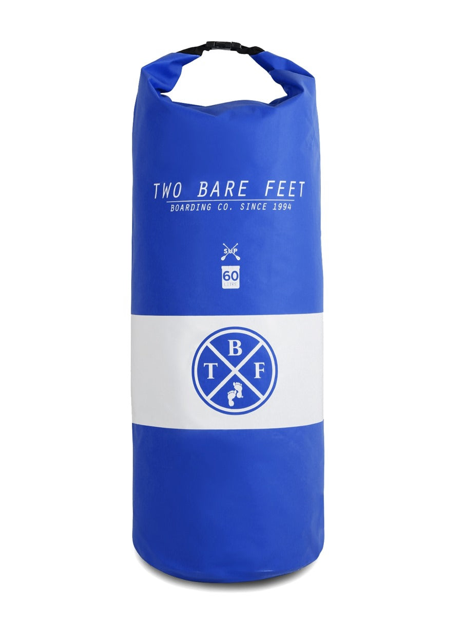 Two Bare Feet 60 Litre Waterproof Dry Bag / Inflatable Surfboard Carry Bag (Navy)