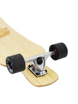 Two Bare Feet "The Larry" 39in Bamboo Series Longboard Skateboard Complete (Black Wheels)