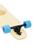 Two Bare Feet "The Hunter" 40in Bamboo Series Longboard Skateboard Complete (Blue Wheels)