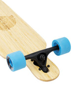 Two Bare Feet "The Austin" 36in Bamboo Series Longboard Skateboard Complete (Blue Wheels)