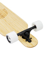 Two Bare Feet "The Austin" 36in Bamboo Series Longboard Skateboard Complete (White Wheels)