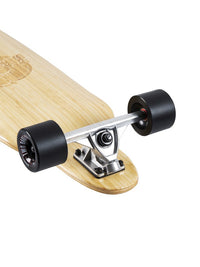 Two Bare Feet "The Berty" 39in Bamboo Series Longboard Skateboard Complete (Black Wheels)