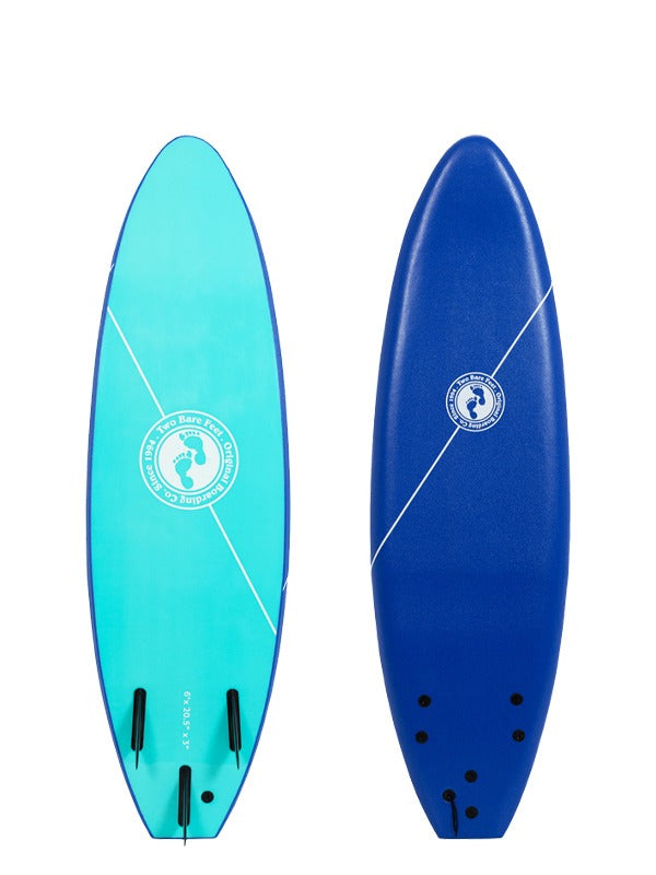 Two Bare Feet Foamy Surfboard & Boardbag Package (6ft, 7ft, 8ft)