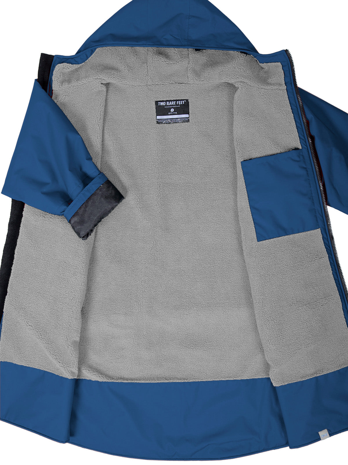 Kids Core Waterproof Changing Robe (Atlantic Blue/Grey)