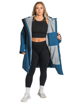 Core Waterproof Changing Robe (Atlantic Blue/Grey)