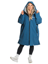 Core Waterproof Changing Robe (Atlantic Blue/Grey)