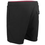 Two Bare Feet Swimming Shorts with Elasticated Waist (Black)