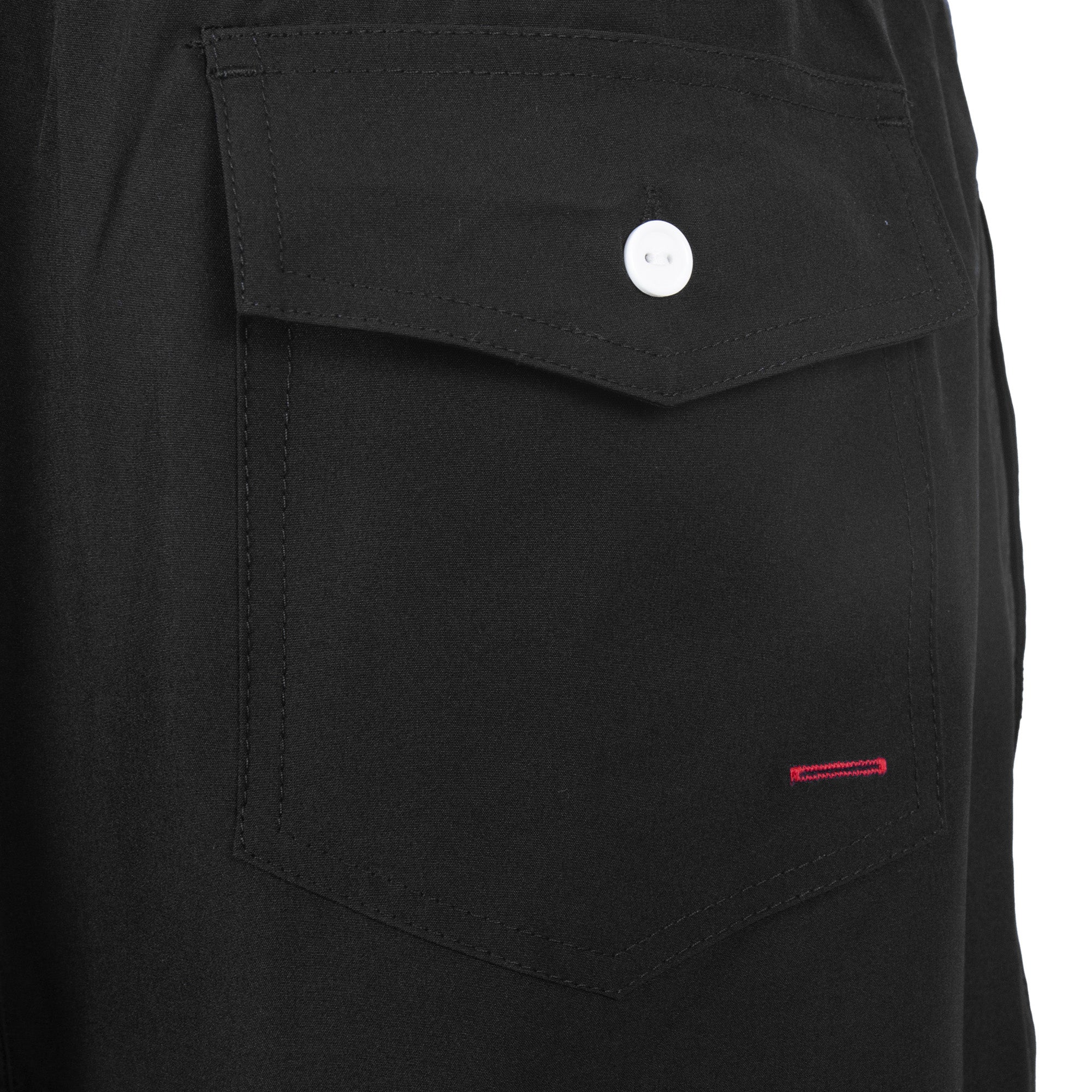 Two Bare Feet Swimming Shorts with Elasticated Waist (Black)