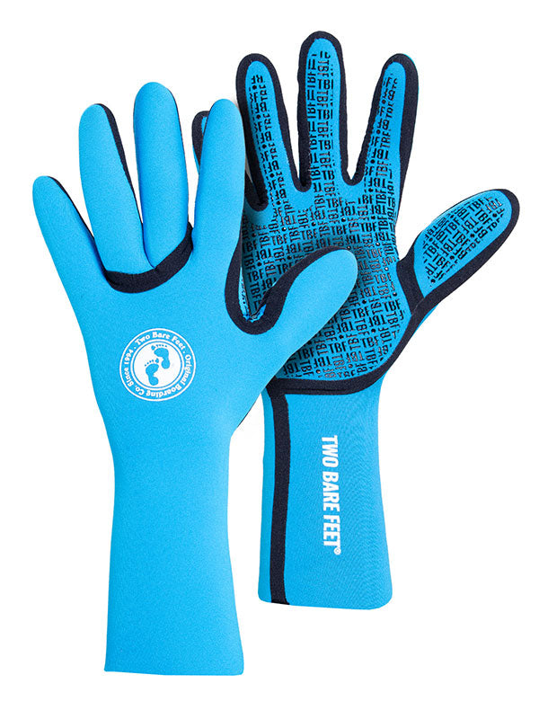 Cold Water 2.5mm Swimming Socks, Gloves and Swim Cap Bundle (Blue)