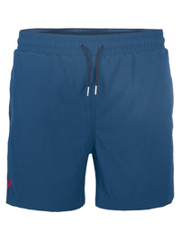 Two Bare Feet Swimming Shorts with Elasticated Waist (Blue)