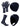 Cold Water 2.5mm Swimming Socks, Gloves and Swim Cap Bundle (Black)