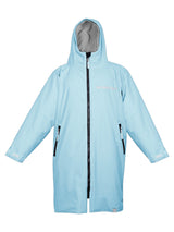 Kids Core Waterproof Changing Robe (Ice Blue/Grey)