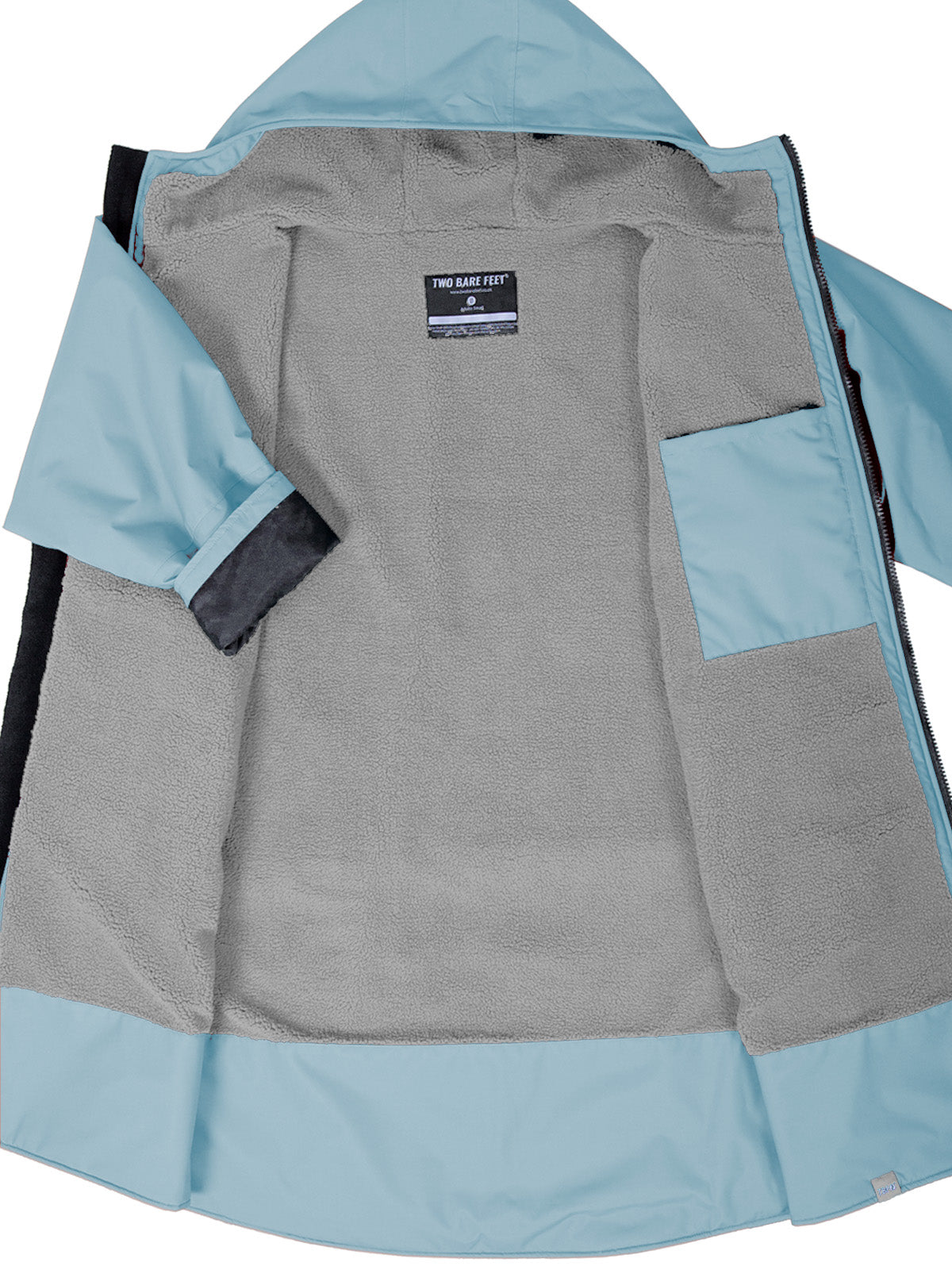 Kids Core Waterproof Changing Robe (Ice Blue/Grey)