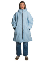 Core Waterproof Changing Robe (Ice Blue/Grey)