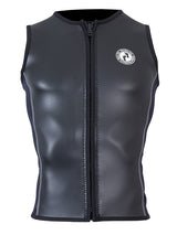 Two Bare Feet Mens Glideskin Sleeveless Wetsuit Jacket (Black)