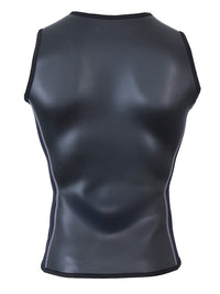 Two Bare Feet Mens Glideskin Sleeveless Wetsuit Jacket (Black)