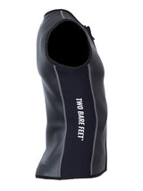 Two Bare Feet Mens Glideskin Sleeveless Wetsuit Jacket (Black)