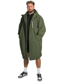 Two Bare Feet Weatherproof Changing Robe with Changing Mat (Forest/Forest)